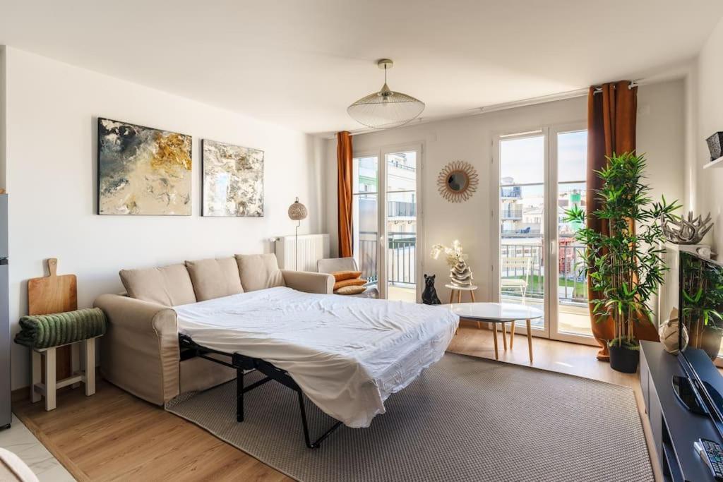 Chic & Calme Proche Disneyland Apartment Serris Bagian luar foto